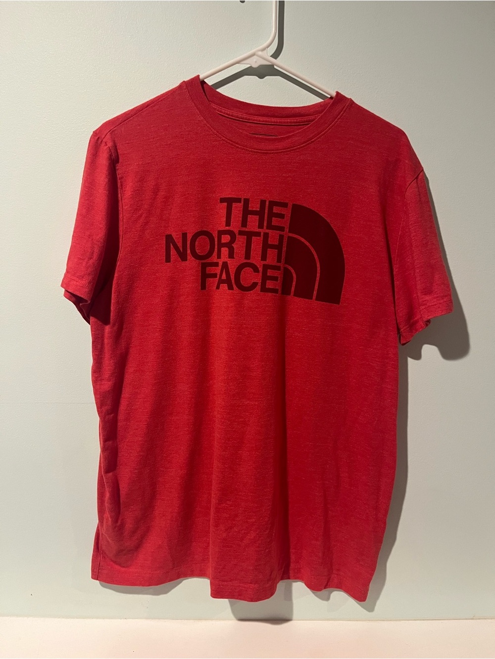 The North Face Men’s Red Logo T-Shirt, Size Large